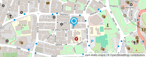 מפת הגעה אל מרכז לבריאות הנפש "טלביה"