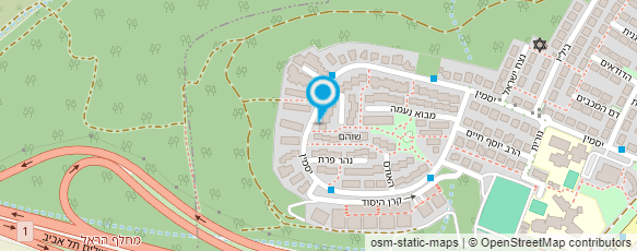 מפת הגעה אל הגנן המקצועי צבי