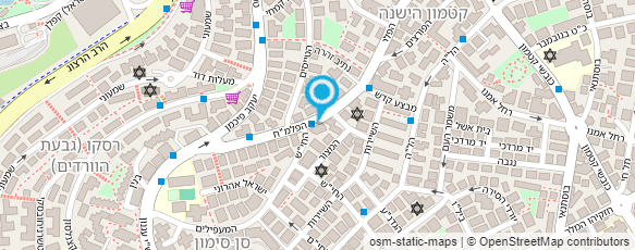 מפת הגעה אל בית יעקב האר"י