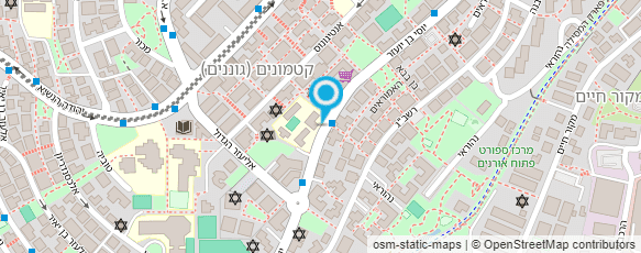 מפת הגעה אל ויצו-מועדון נוער