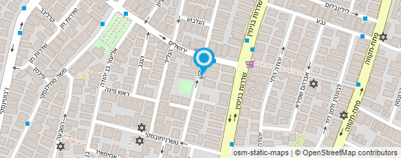 מפת הגעה אל מזרקות אומנותיות-שריבר יצחק