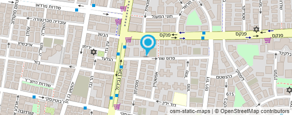 מפת הגעה אל ברטנובסקי אביחי