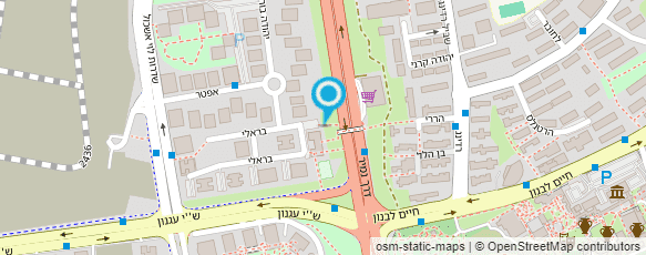 מפת הגעה אל בית חב"ד