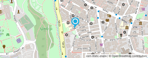 מפת הגעה אל מכון כושר בנחלאות