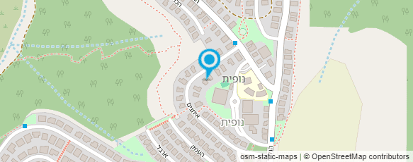 מפת הגעה אל אורנה חצרוני גרפולוגית