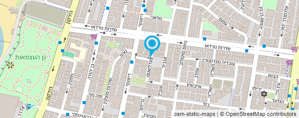 מפת הגעה אל י.כ. בניה אורבנית