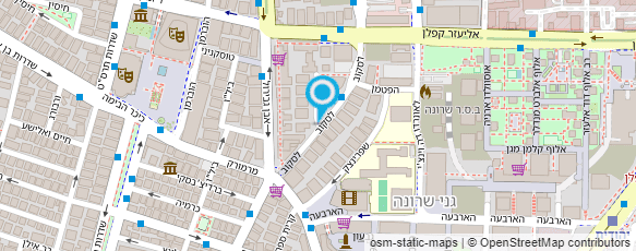 מפת הגעה אל סטודיו אירית חיון