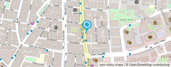 מפת הגעה אל "נונה" - ארבעים וארבע אוכל בע"מ מפת הגעה אל "נונה" - ארבעים וארבע אוכל בע"מ