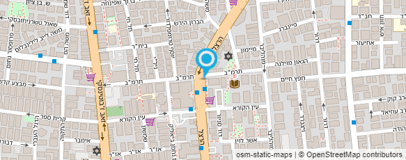 מפת הגעה אל ד"ר רחמיאל רוני