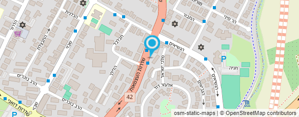 מפת הגעה אל כהן מיכל - מורה לנהיגה