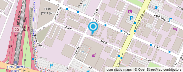 מפת הגעה אל "גלאס מדיה"