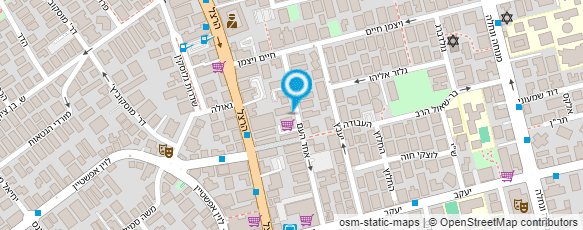 מפת הגעה אל חניון בית גזית