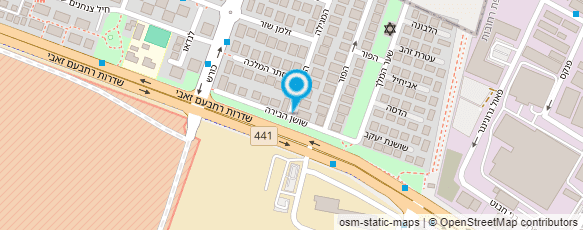 מפת הגעה אל מרכז שיווק ישיר לדלתות פלדה בע"מ