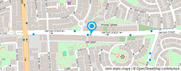 מפת הגעה אל כצמן ג'ודי