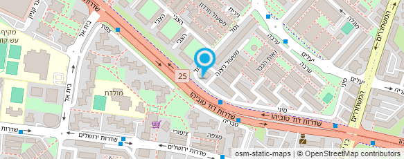 מפת הגעה אל דנטה חן