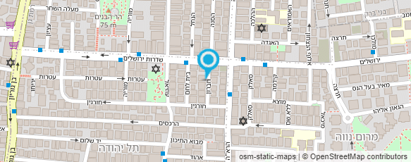 מפת הגעה אל מרכז בריאות הילד - שרותי בריאות כללית