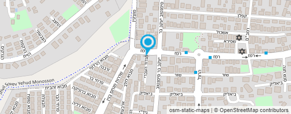 מפת הגעה אל גינון אחר