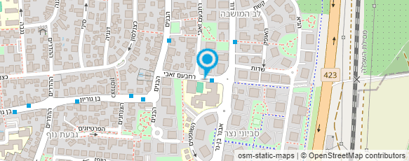 מפת הגעה אל דורון יוסף-אדריכלות ועיצוב