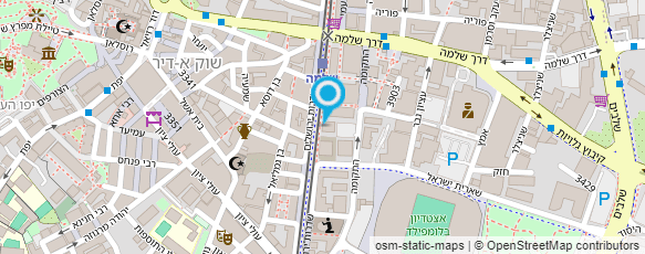 מפת הגעה אל מסגרית זאבי יעקב ובניו