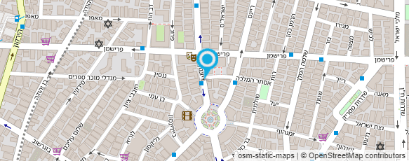 מפת הגעה אל דאנס - הסטודיו של אלמה וארנון