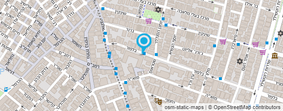 מפת הגעה אל חניון לב העיר