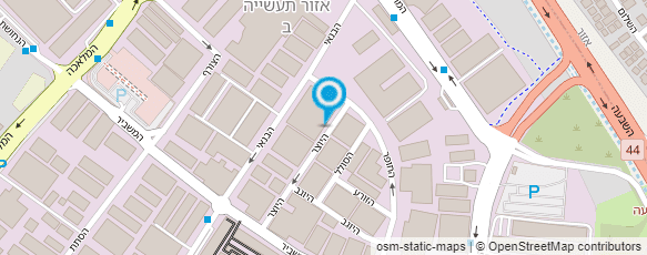 מפת הגעה אל "תרשיש" מפעל כללי לציפוי מתכת (1985) בע"מ