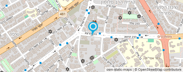 מפת הגעה אל המקום של גידי