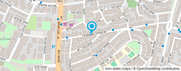 מפת הגעה אל ד"ר בנטוב ראובן