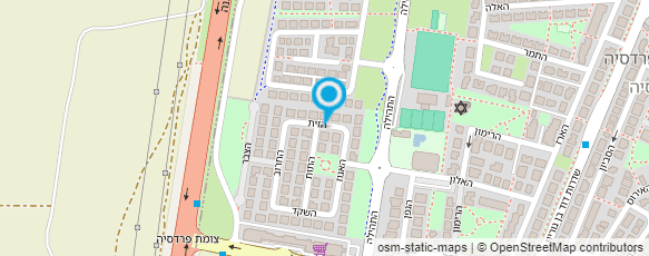 מפת הגעה אל המונית בפרדסיה מפת הגעה אל המונית בפרדסיה