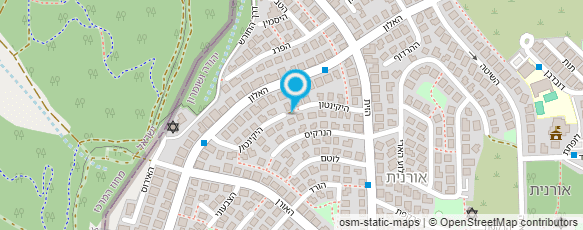 מפת הגעה אל סטאר קלין - ניקוי יבש