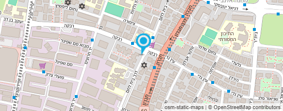 מפת הגעה אל ד"ר שסקין גיזלה