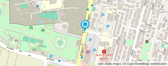 מפת הגעה אל אומנות הברזל בשרון מפת הגעה אל אומנות הברזל בשרון