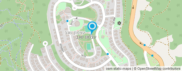 מפת הגעה אל סטודיו להתעמלות עצמון