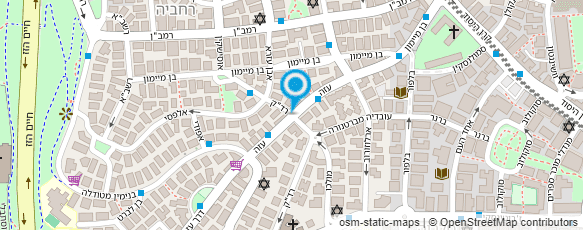 מפת הגעה אל מרכז התריסים