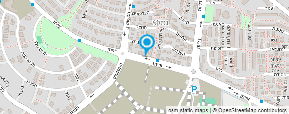 מפת הגעה אל אלון יהודה פיזיותרפיה