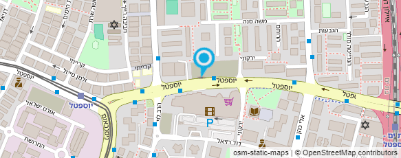 מפת הגעה אל אבא הרב עוזיאל הצ'בי