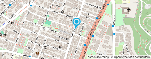 מפת הגעה אל שלום בני