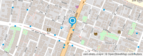 מפת הגעה אל עודד מספרה