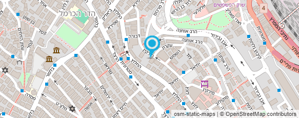 מפת הגעה אל בית מושב זקנים המרכזי