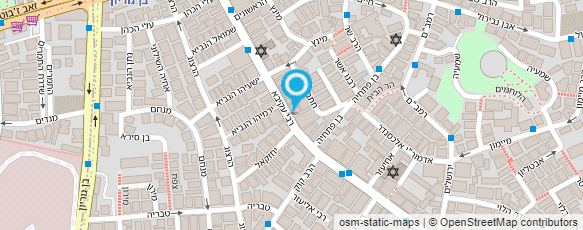 מפת הגעה אל האחים גרוביס