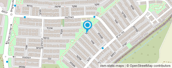 מפת הגעה אל הגן של סמדר