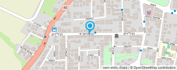 מפת הגעה אל ליד הצריף