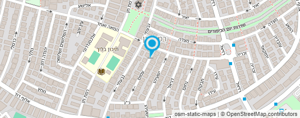 מפת הגעה אל קלינהוף רעיה - פסיכולוגית קלינית