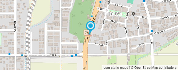 מפת הגעה אל שיבולת - בית וגן