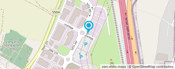 מפת הגעה אל שטיחים בסנטר ב.ש. בע"מ