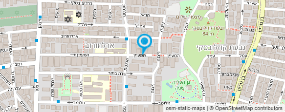 מפת הגעה אל בית פריימן - הוסטל