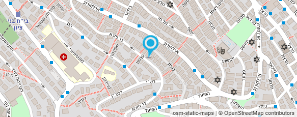 מפת הגעה אל דוד פרישר