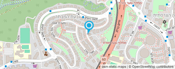 מפת הגעה אל ד.פריגת אדריכלות ונגישות