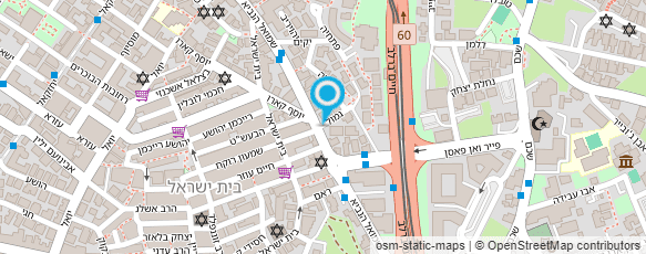 מפת הגעה אל גולדמן הרב גדלי משה