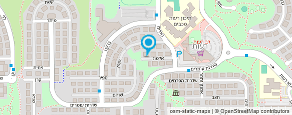 מפת הגעה אל מספרת אלמוג